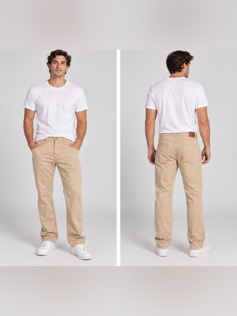Lucky Brand Men's 410 Athletic Straight Khaki Stretch Pants/Chinos/Size 40